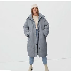 NWOT - The Duvet Puffer in Smoke